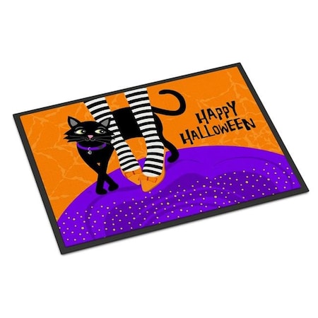Carolines Treasures Carolines Treasures VHA3038MAT 18 x 27 in. Halloween Witches Feet Indoor or Outdoor Mat VHA3038MAT